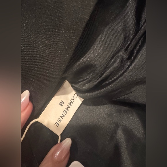 Commense 2 Piece Elegant Black Strapless Jumpsuit - Picture 2 of 6